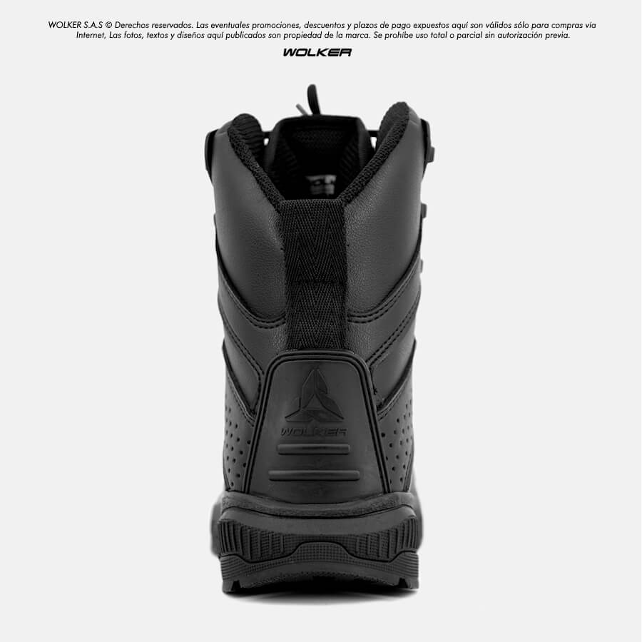 Botas Militares Tacticas Wolker Tropa cuero baja, V_tex performance caña media en Cuero para hombre Tactical 8