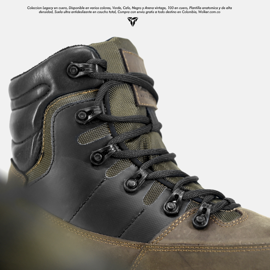 Botas Legacy Wolker Outdoor en cuero para hombre con envio gratis 3