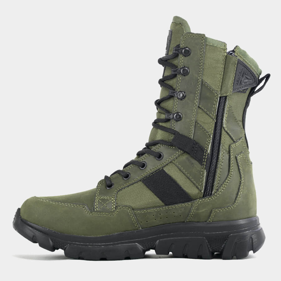 BOTAS WOLKER BOTAS MILITARES VALQUIRIA VERDE CUERO GRASO GENUINO, ENVIO GRATIS A TODO COLOMBIA 4 (1)