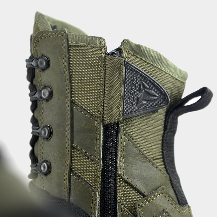 BOTAS WOLKER BOTAS MILITARES VALQUIRIA VERDE CUERO GRASO GENUINO, ENVIO GRATIS A TODO COLOMBIA 7 (1)