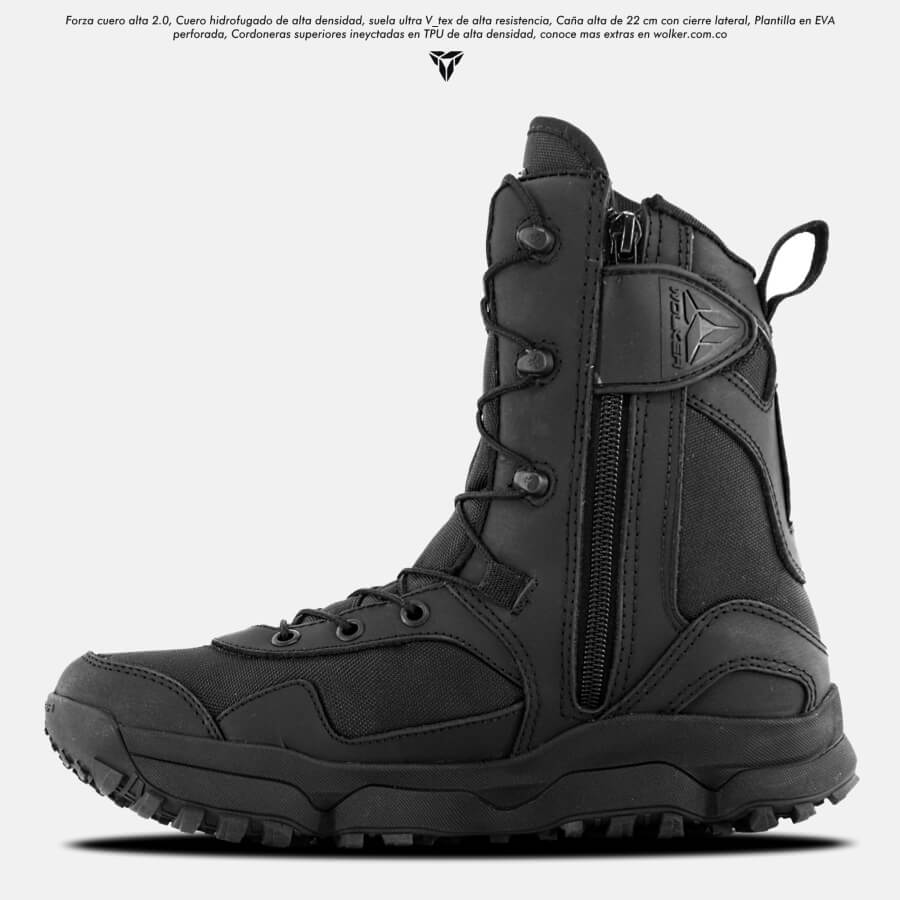 BOTAS MILITARES WOLKER FORZA LONA ALTA PERFORMANCE CON ENVIO GRATIS CUERO GENUINO ENVIOS A TODO COLOMBIA TIENDA ONLINE 2
