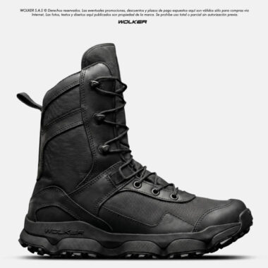 Botas Militares Forza Lona Alta V_tex / Side Zipper