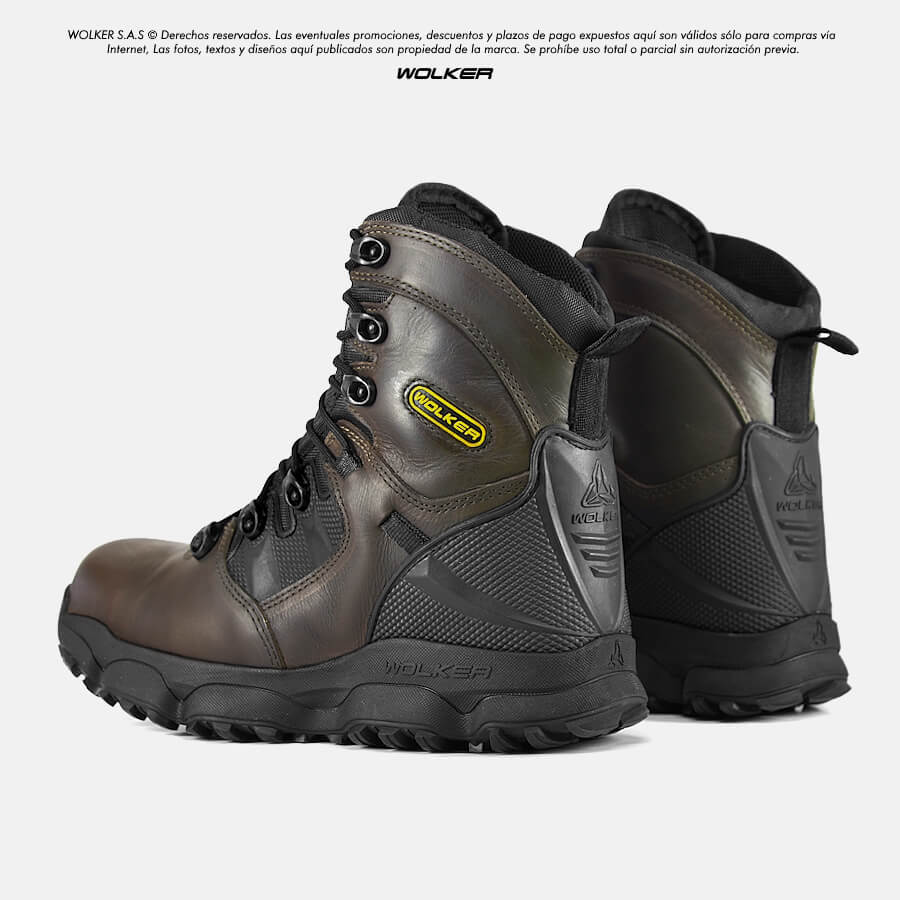 BOTAS INDUSTRIALES DE SEGURIDAD STARK NEGRO EN CUERO WOLKER PERFORMANCE 2024 4.1