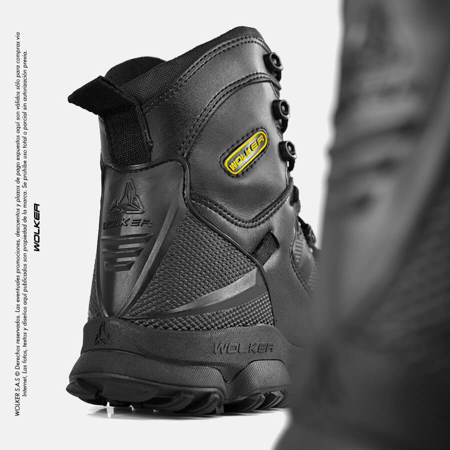 BOTAS INDUSTRIALES DE SEGURIDAD STARK NEGRO EN CUERO WOLKER PERFORMANCE 3