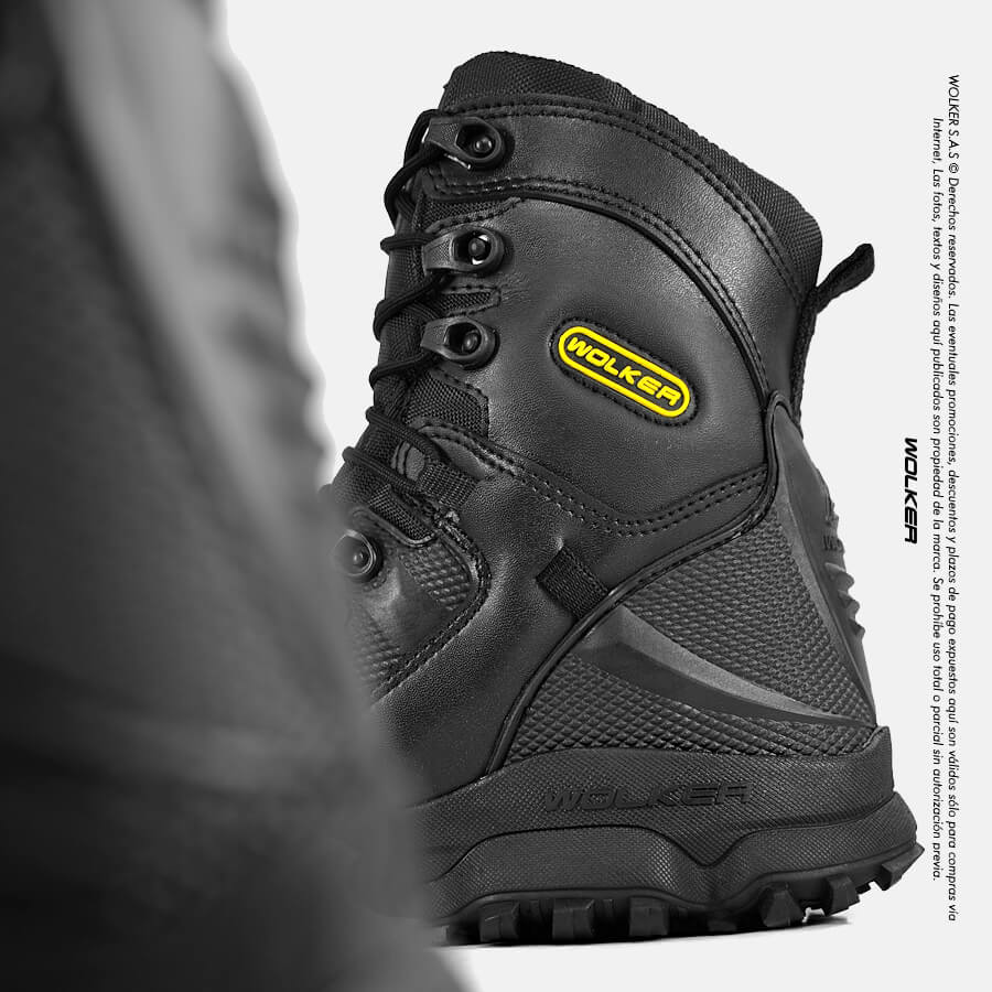 BOTAS INDUSTRIALES DE SEGURIDAD STARK NEGRO EN CUERO WOLKER PERFORMANCE 5