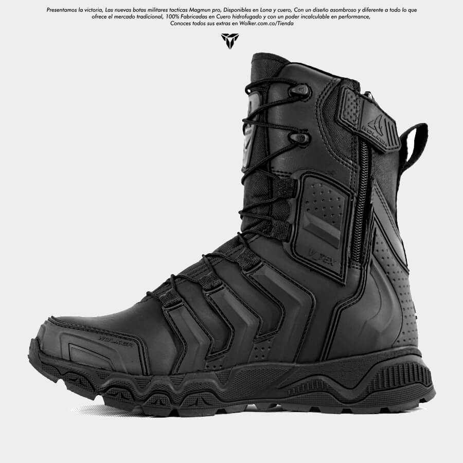BOTAS MILITARES WOLKER TACTICAS OUTDOOR EN CUERO, BOTAS PARA HOMBRE CON ENVIO GRATIS BOGOTA COLOMBIA 2