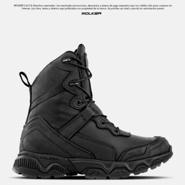 Delta GX / Botas Militares con cierre lateral / Tactical caña Media.