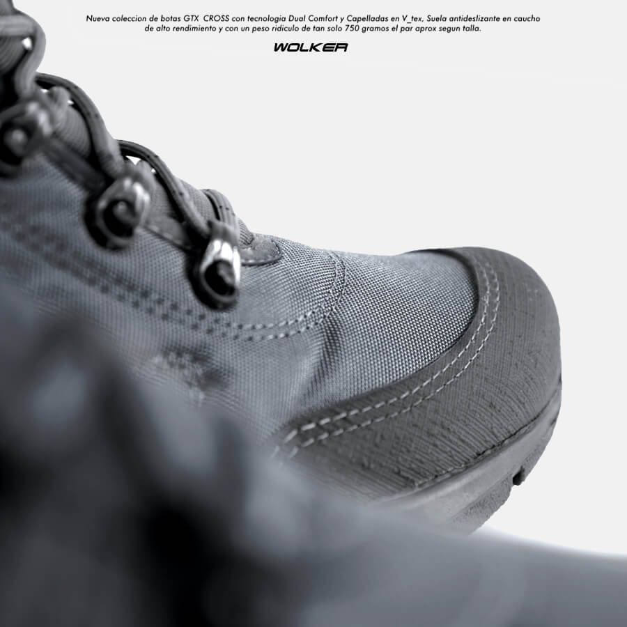 Botas Wolker Outdoor trekking cross gris hombre unisex performance 6