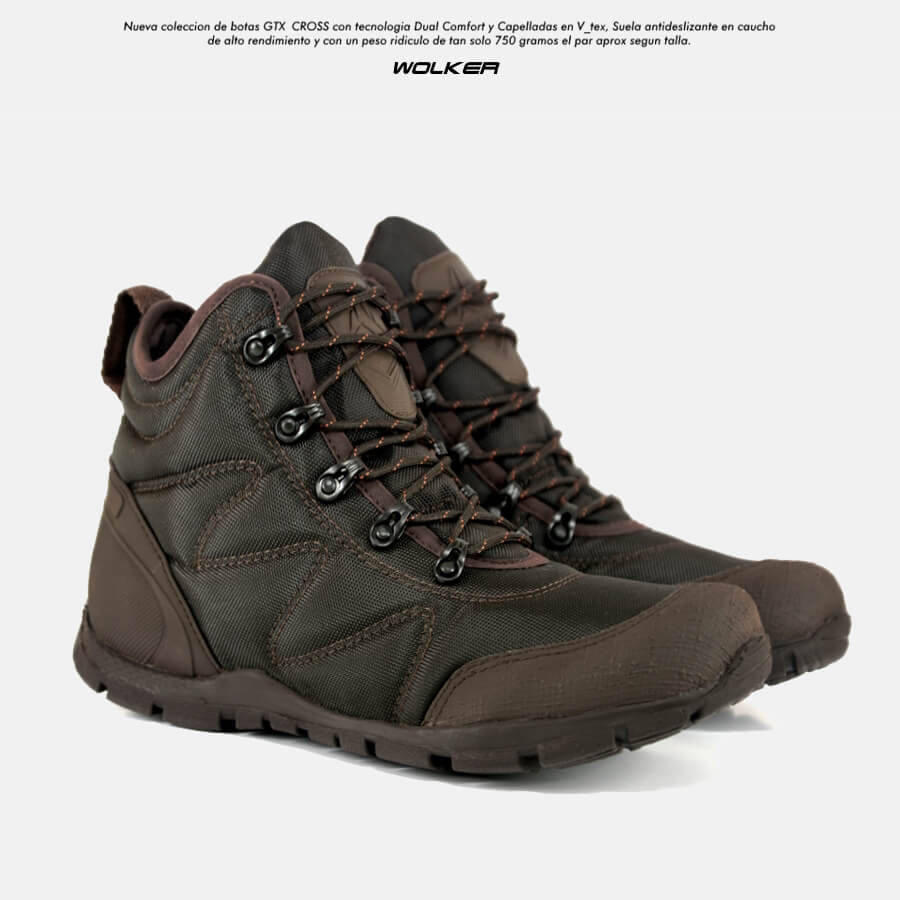 Botas outdoor Cross GTX Cafe Wolker Calzado impermeable envio gratis 2