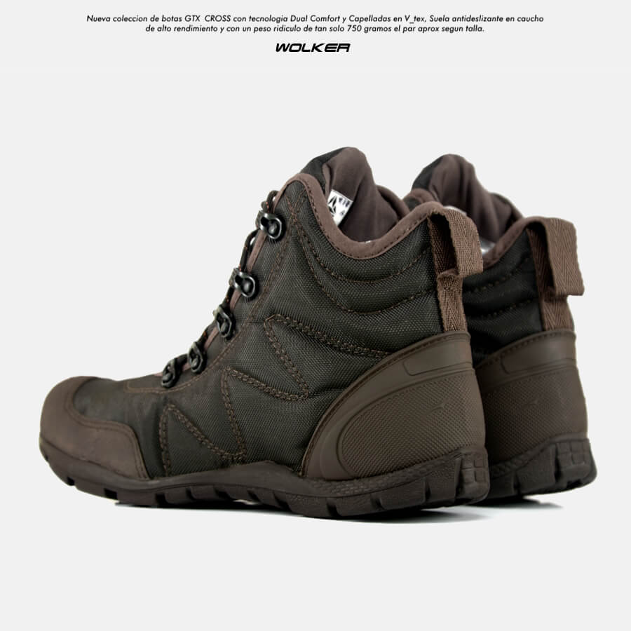 Botas outdoor Cross GTX Cafe Wolker Calzado impermeable envio gratis 3