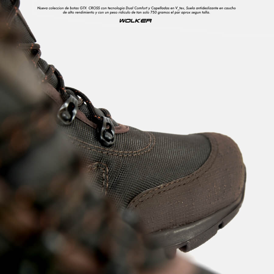 Botas outdoor Cross GTX Cafe Wolker Calzado impermeable envio gratis 4