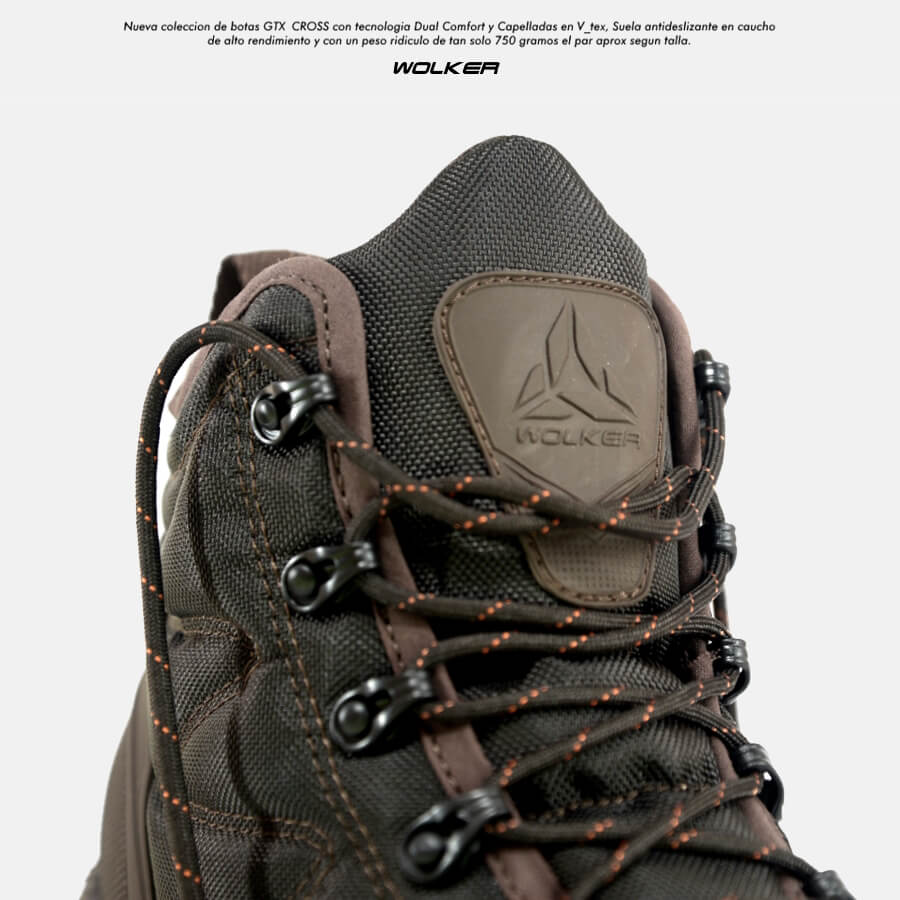 Botas outdoor Cross GTX Cafe Wolker Calzado impermeable envio gratis 6