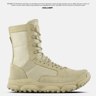 Botas Militares SUPRA ARENA / Caña alta / Side Zipper