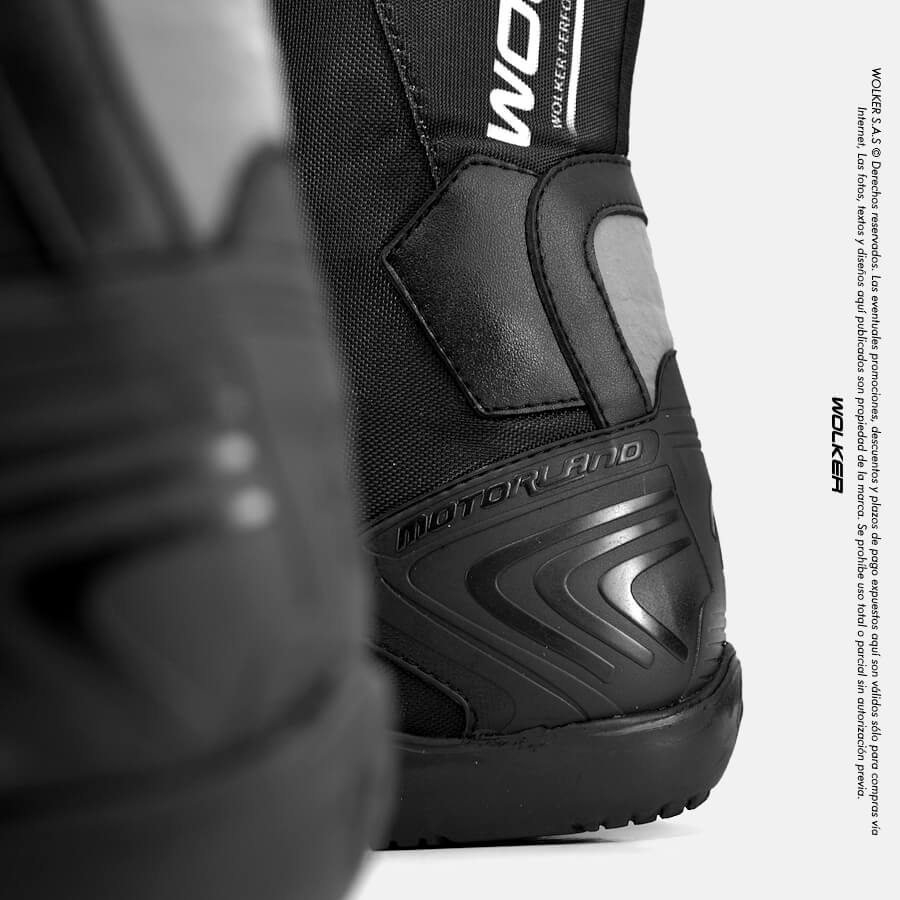 Botas Moteras Wolker Z20 X RIDE Bikerland Motorland Motorad Moto Motociclista Cuero Onmicro 4