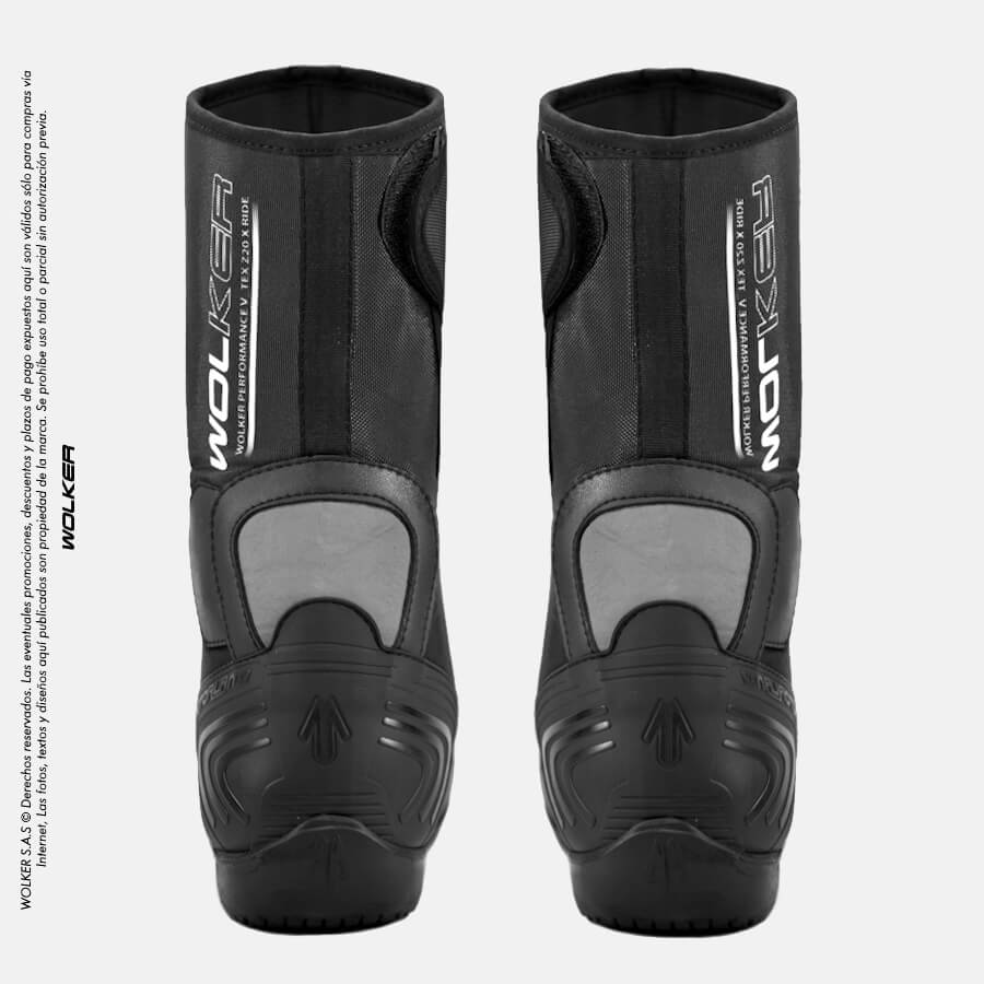 Botas Moteras Wolker Z20 X RIDE Bikerland Motorland Motorad Moto Motociclista Cuero Onmicro 5