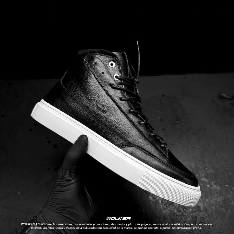 Sneakers Osslo en cuero intaliano, Botines de moda en Cuero Belfort classic con suela en caucho cocida 14 (1)