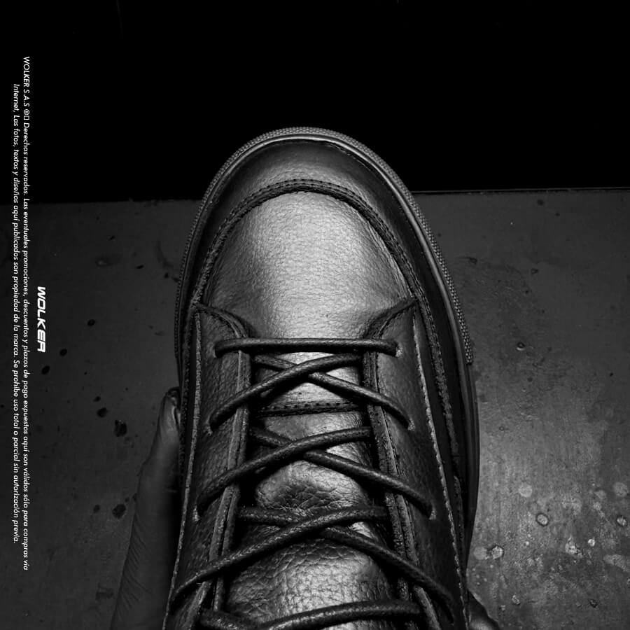 Sneakers Osslo en cuero intaliano, Botines de moda en Cuero Belfort classic con suela en caucho cocida 2 (1)