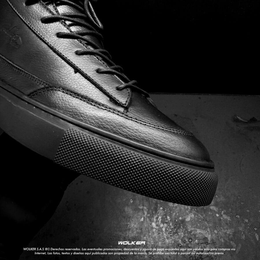 Sneakers Osslo en cuero intaliano, Botines de moda en Cuero Belfort classic con suela en caucho cocida 3 (1)