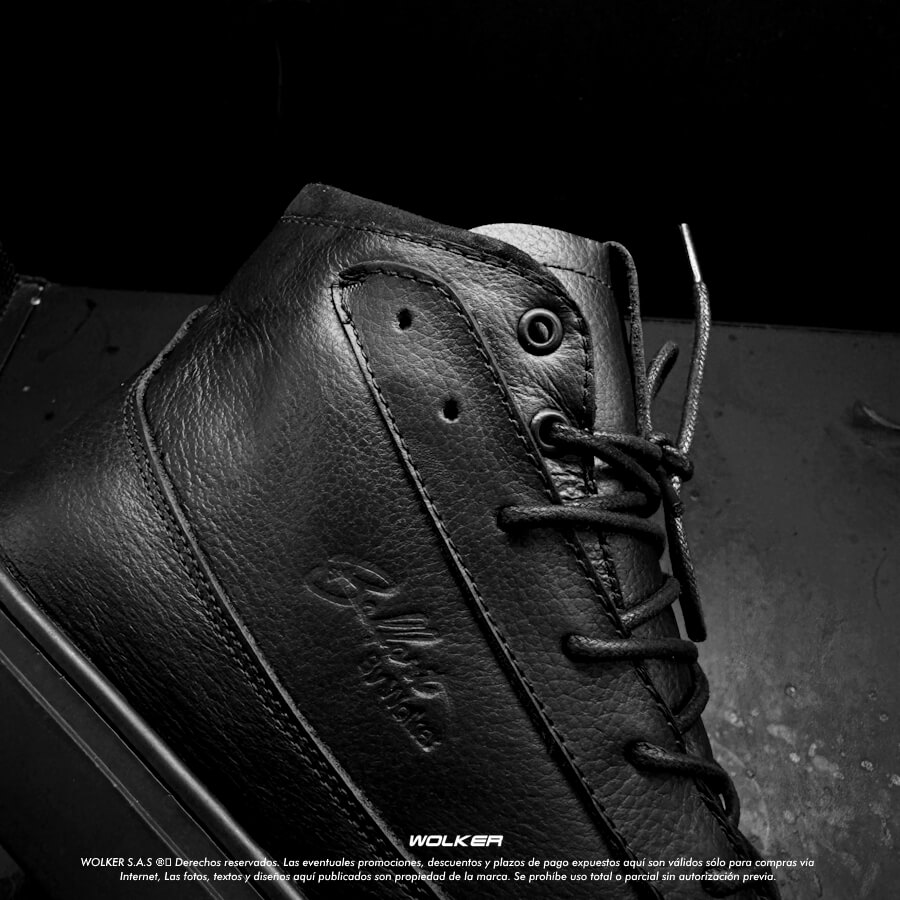 Sneakers Osslo en cuero intaliano, Botines de moda en Cuero Belfort classic con suela en caucho cocida 4 (1)
