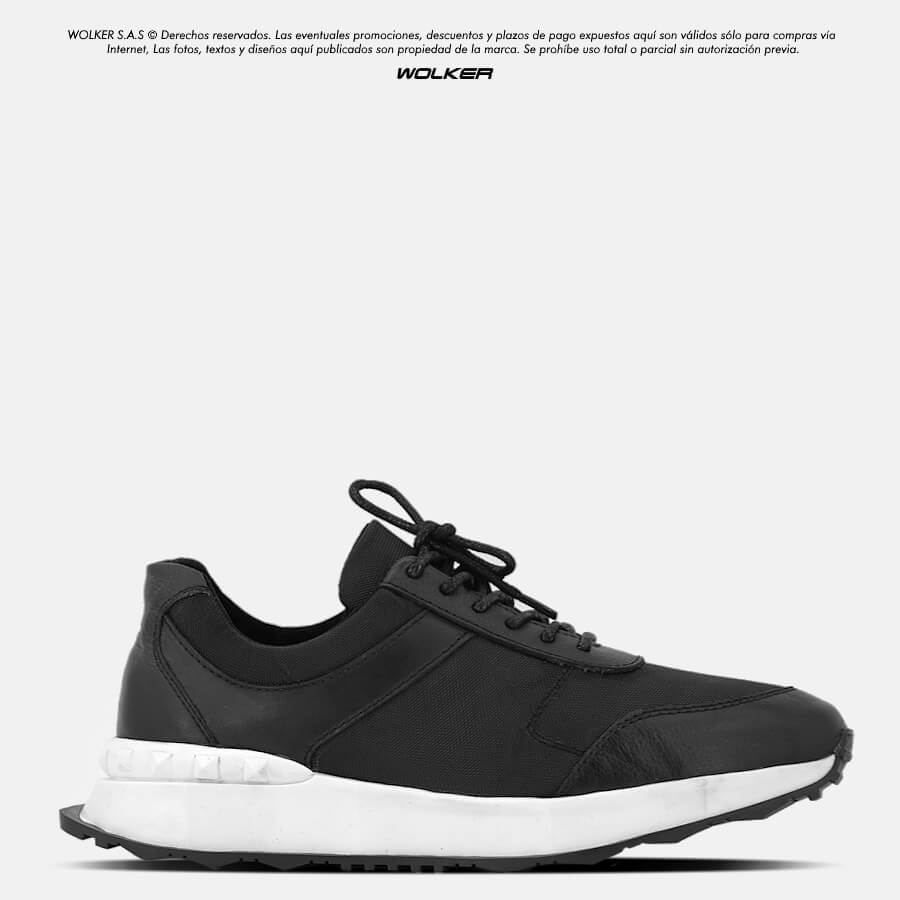 Tenis En cuero para Hombre Belfort, Zapatillas casuales minimalistas Wolker Volture Suela Blanca 1 Tenis En cuero para Hombre Belfort, Zapatillas casuales minimalistas Wolker Volture Suela Blanca 1