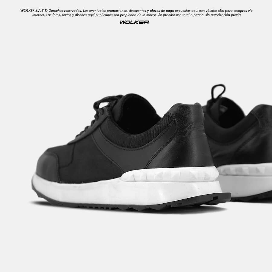 Tenis En cuero para Hombre Belfort, Zapatillas casuales minimalistas Wolker Volture Suela Blanca 4 Tenis En cuero para Hombre Belfort, Zapatillas casuales minimalistas Wolker Volture Suela Blanca 4