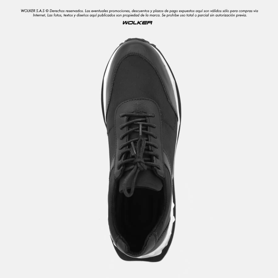 Tenis En cuero para Hombre Belfort, Zapatillas casuales minimalistas Wolker Volture Suela Blanca 5 Tenis En cuero para Hombre Belfort, Zapatillas casuales minimalistas Wolker Volture Suela Blanca 5