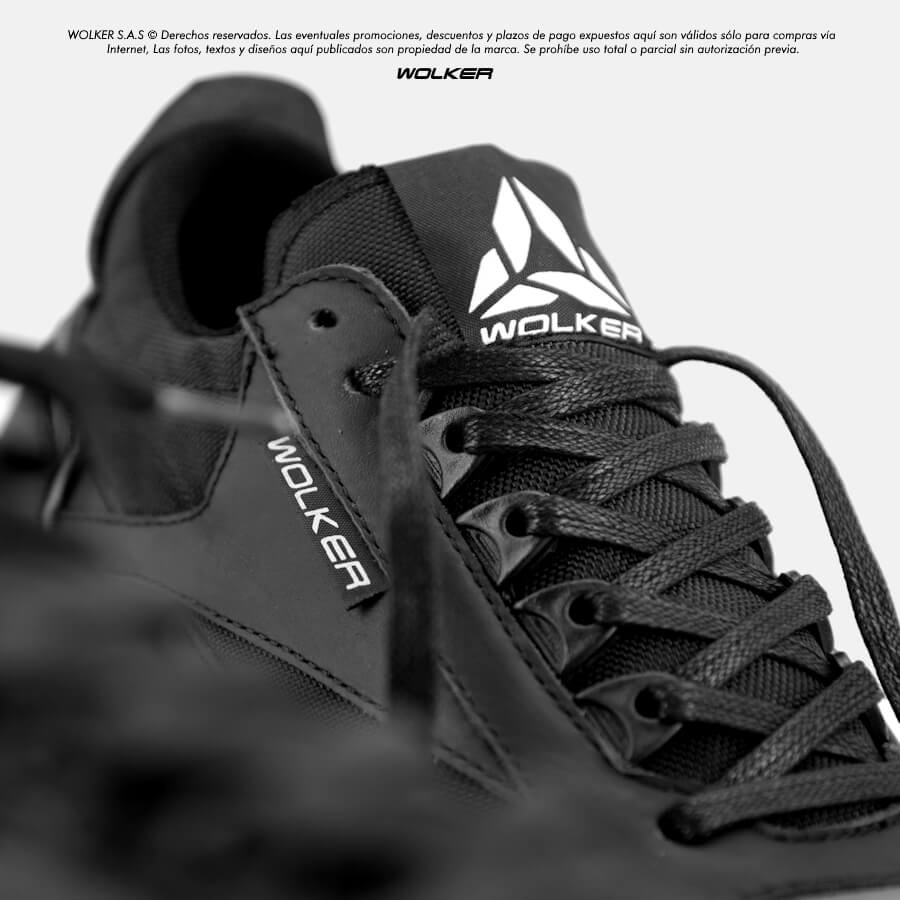 Zapatillas Tenis Icon, alto rendimiento, Zapatillas en cuero, Tenis para correr, Running shoes, Trekking, Hiking, Tenis para hombre en cuero sport Wolker Belfort 3