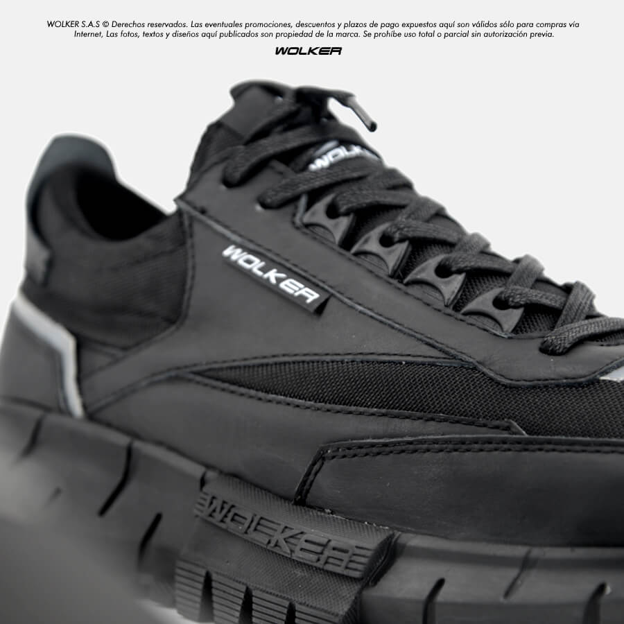 Zapatillas Tenis Icon, alto rendimiento, Zapatillas en cuero, Tenis para correr, Running shoes, Trekking, Hiking, Tenis para hombre en cuero sport Wolker Belfort 7