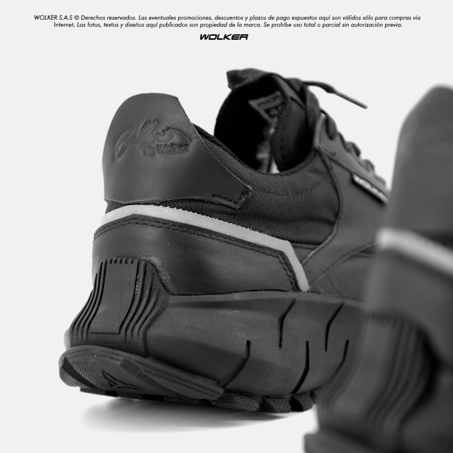 Zapatillas Tenis Icon, alto rendimiento, Zapatillas en cuero, Tenis para correr, Running shoes, Trekking, Hiking, Tenis para hombre en cuero sport Wolker Belfort 8