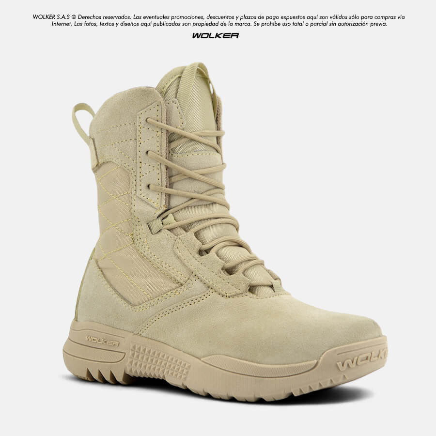 Botas Militares Wolker tacticas BOPE ARENA microfibra v_tex envio gratis tienda Cuero Hombre Tactical boots usa 1