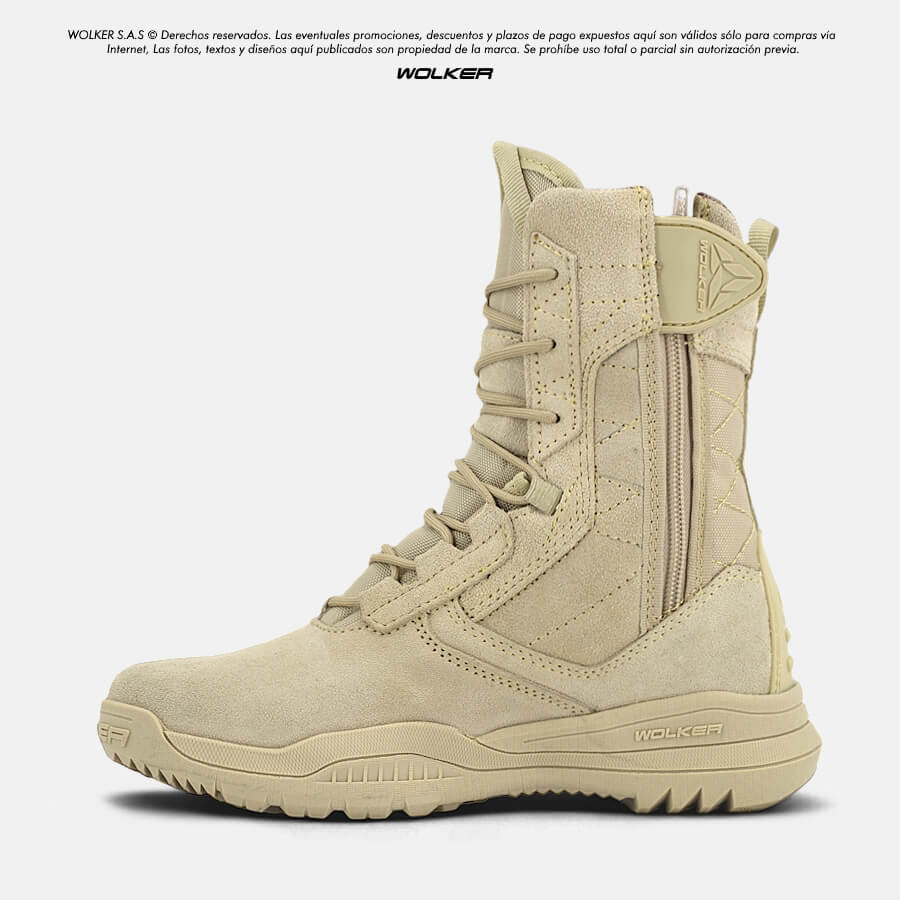 Botas Militares Wolker tacticas BOPE ARENA microfibra v_tex envio gratis tienda Cuero Hombre Tactical boots usa 3