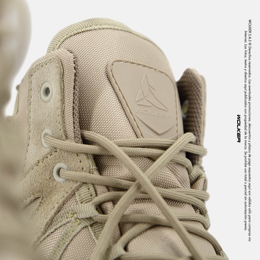 Botas Militares, Botas Tacticas Wolker Voltha Arena baja Caña media con cierre lateral, Botas para policia en cuero envio gratis 4