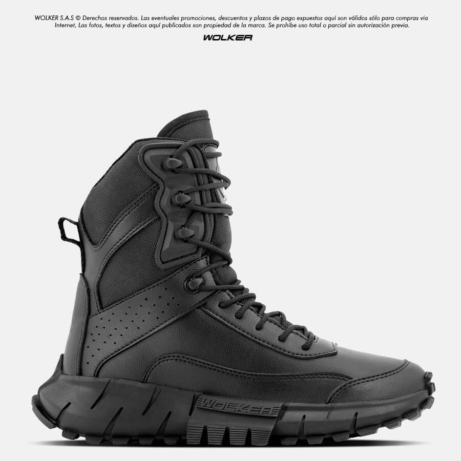 Botas Militares Wolker microfiber vtex tropa cuero baja version 2 caña media con cierre lateral botas tacticas policia 1 Botas Militares Wolker microfiber vtex tropa cuero baja version 2 caña media con cierre lateral botas tacticas policia 1