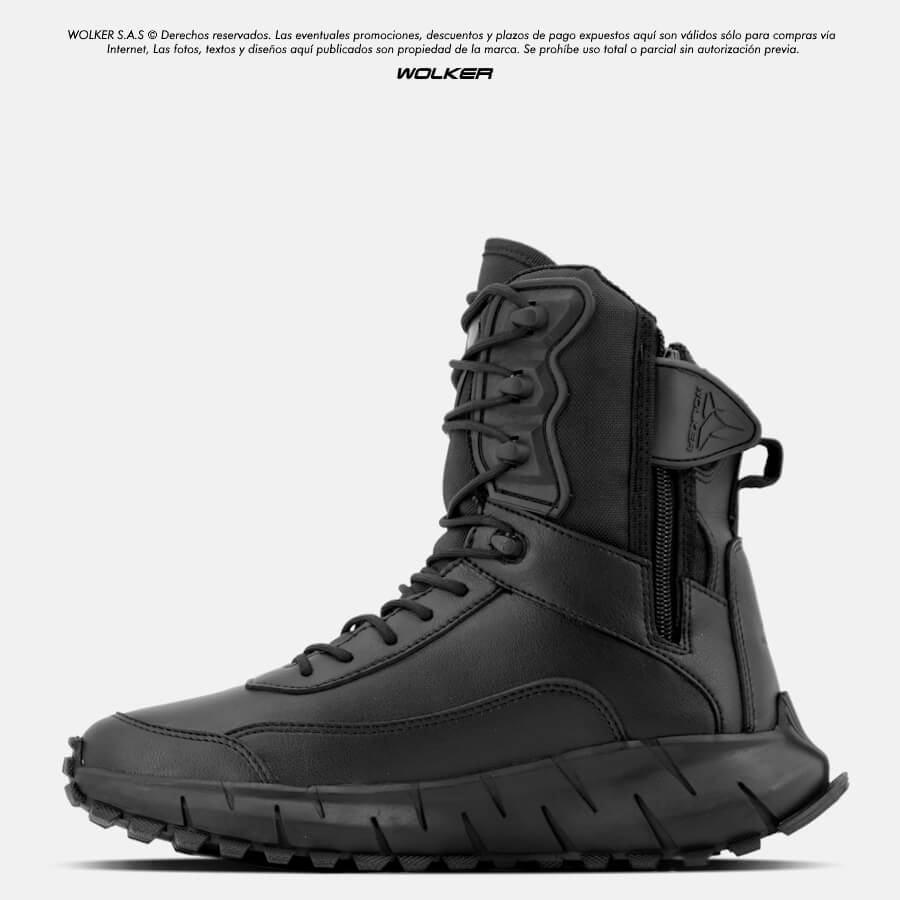 Botas Militares Wolker microfiber vtex tropa cuero baja version 2 caña media con cierre lateral botas tacticas policia 6 Botas Militares Wolker microfiber vtex tropa cuero baja version 2 caña media con cierre lateral botas tacticas policia 6