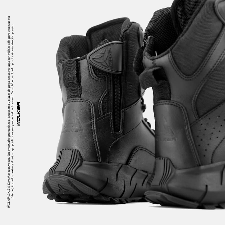 Botas Militares Wolker microfiber vtex tropa cuero baja version 2 caña media con cierre lateral botas tacticas policia 8 Botas Militares Wolker microfiber vtex tropa cuero baja version 2 caña media con cierre lateral botas tacticas policia 8