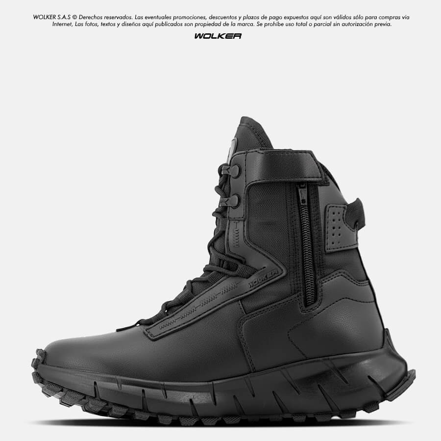 Botas Militares Wolker tacticas en cuero para hombre botas policia Brabus microfibra v_tex tienda online black friday envio gratis Brabus baja 2