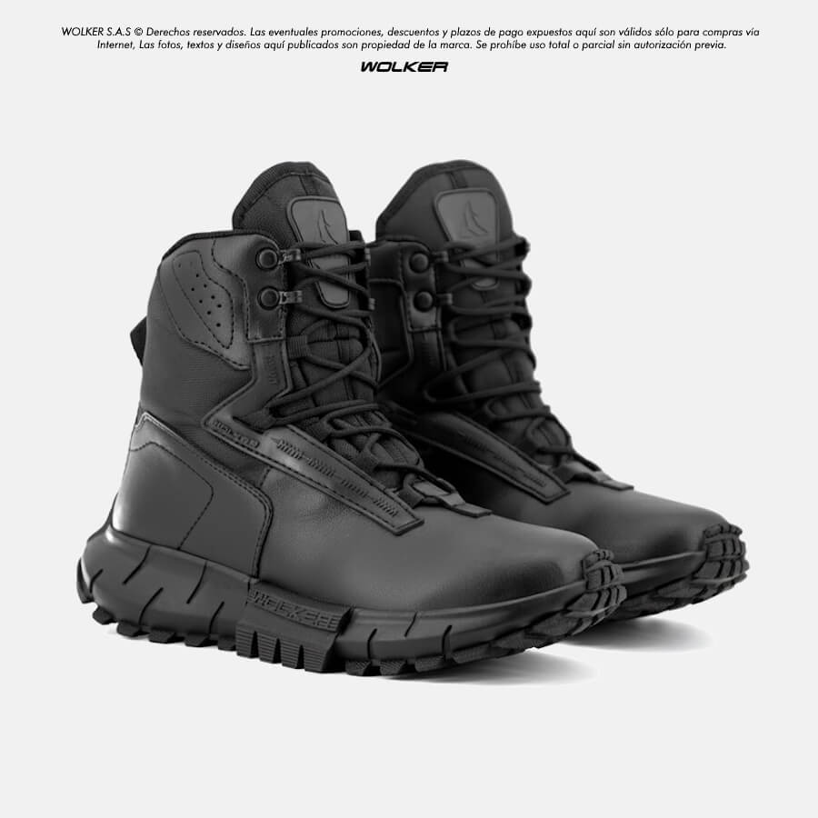 Botas Militares Wolker tacticas en cuero para hombre botas policia Brabus microfibra v_tex tienda online black friday envio gratis Brabus baja 4