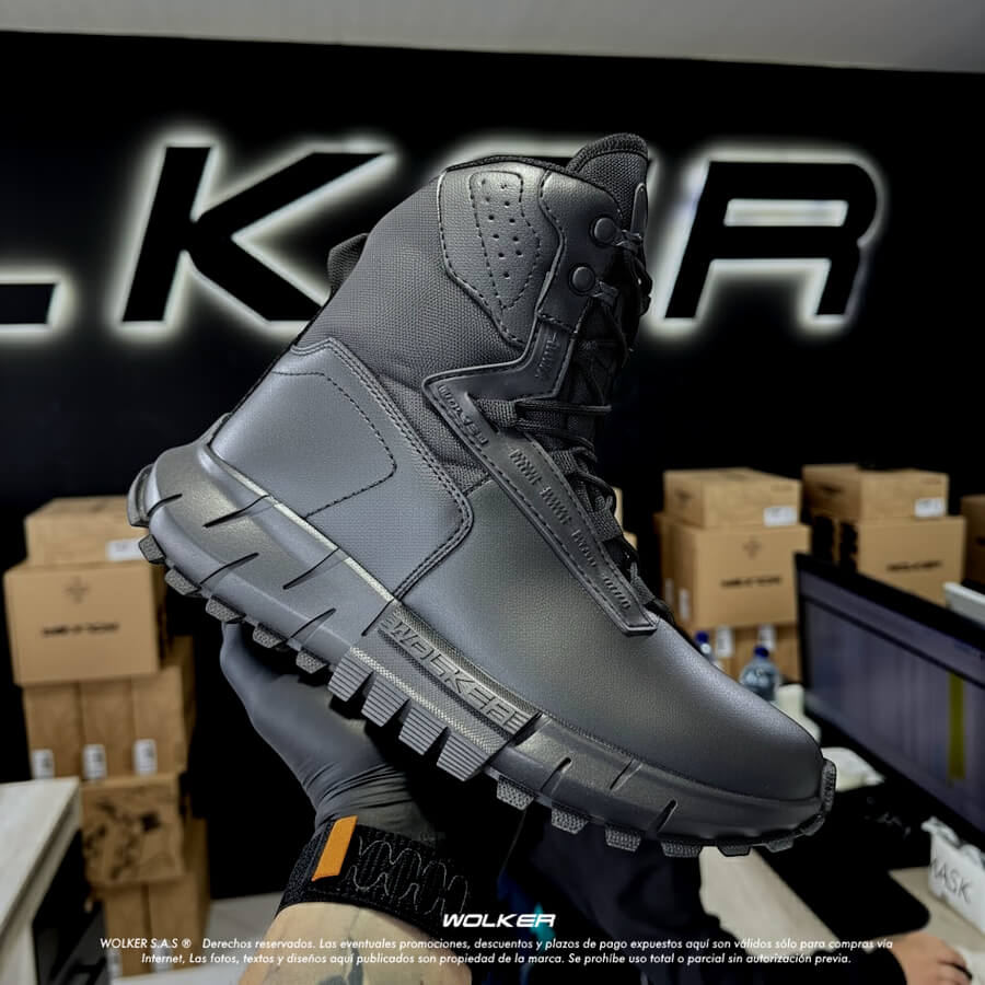 Botas Militares Wolker tacticas en cuero para hombre botas policia Brabus microfibra v_tex tienda online black friday envio gratis Brabus baja 8