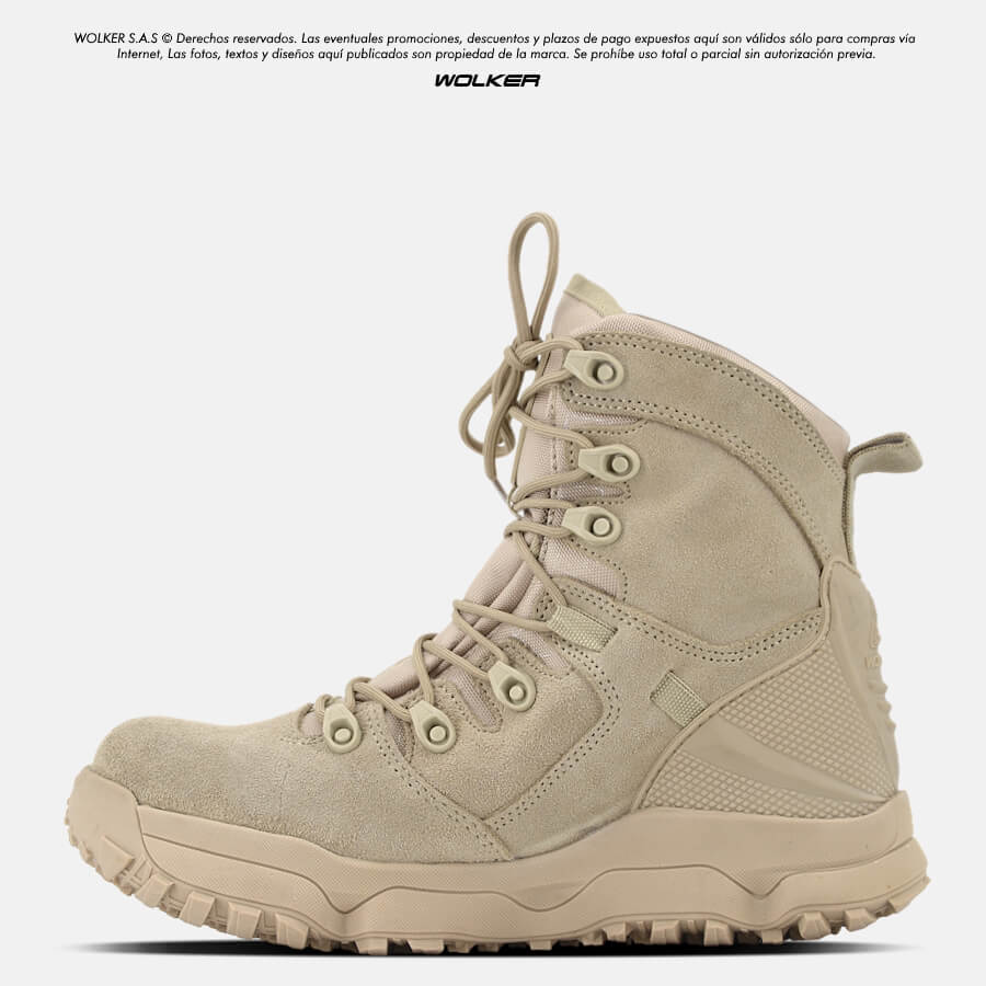 Botas Industriales Wolker puntera en composite, Botas en cuero para hombre, Botas Stark industrial seguridad 1 Botas Arena beige 2