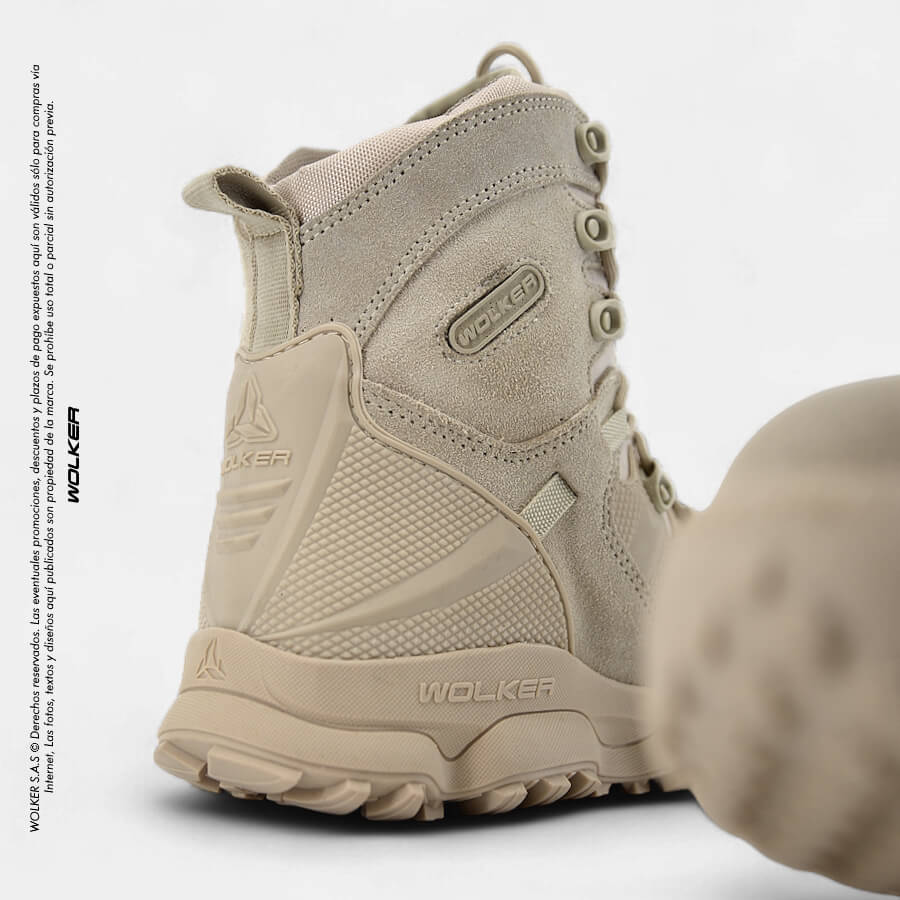 Botas Industriales Wolker puntera en composite, Botas en cuero para hombre, Botas Stark industrial seguridad 1 Botas Arena beige 4