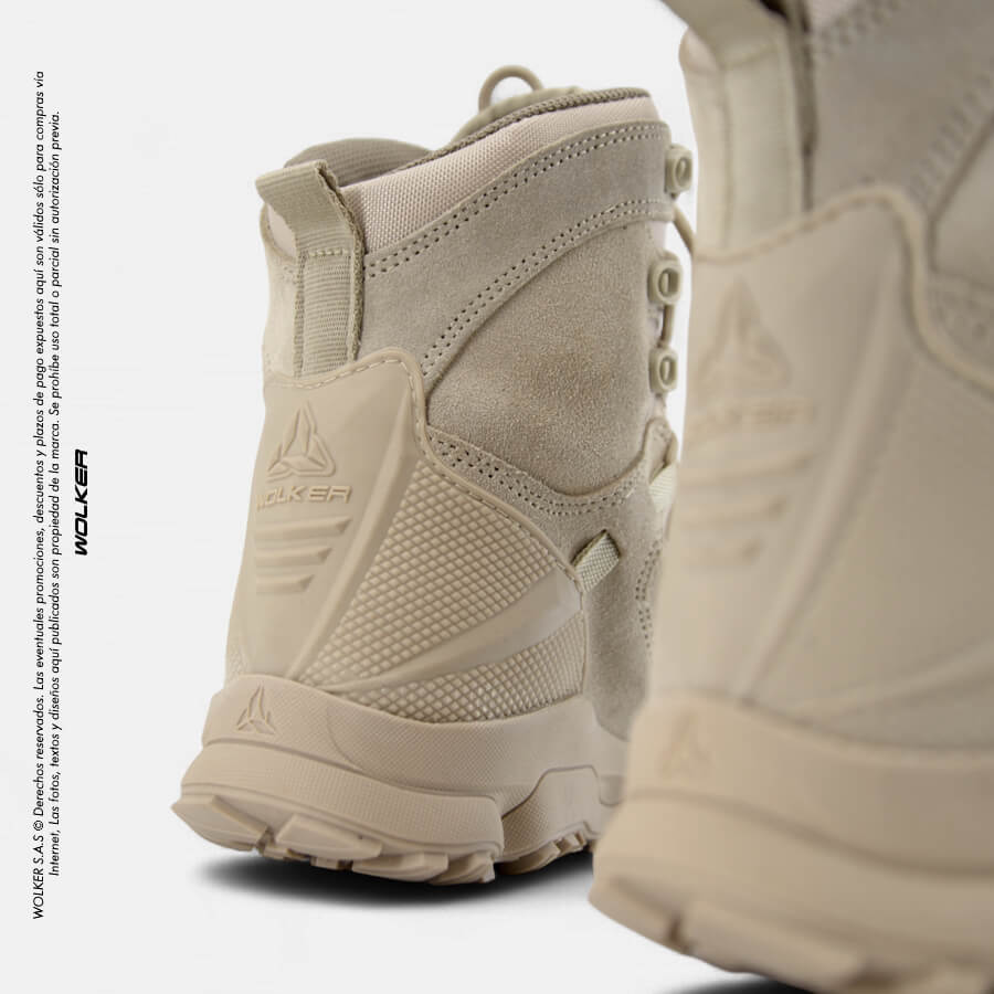 Botas Industriales Wolker puntera en composite, Botas en cuero para hombre, Botas Stark industrial seguridad 1 Botas Arena beige 7