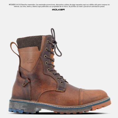 Botas Standford By Wolker / Vintage Miel / Suela Bicolor.